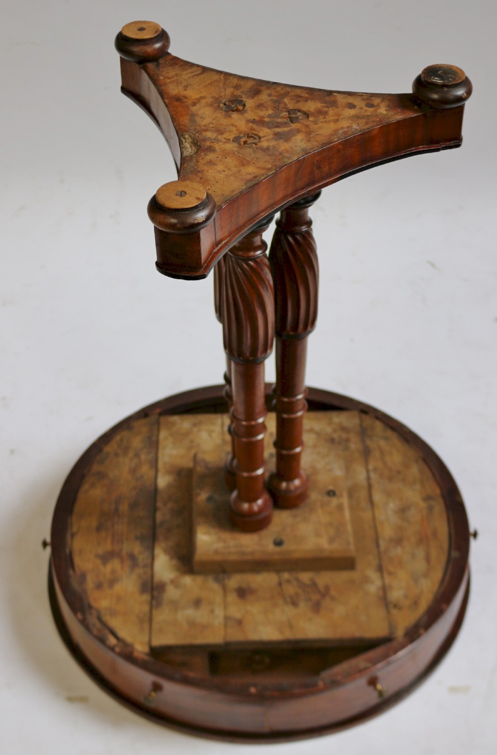 Regency Mahogany Small 2 Drawer Drum Table View VII