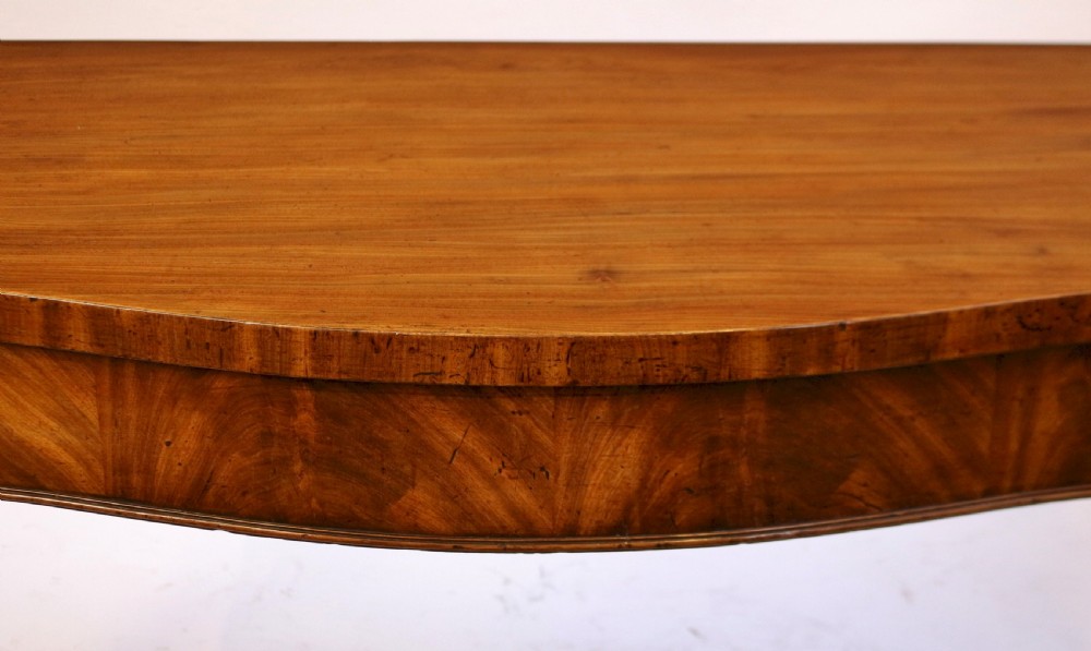 George 111 Mahogany Serpentine Serving Table with End Drawers View XIV