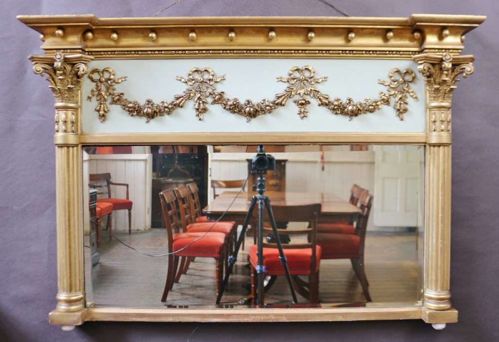 Regency Gilt Overmantle Mirror