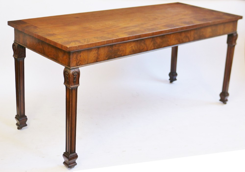 19C Mahogany Serving Table View III