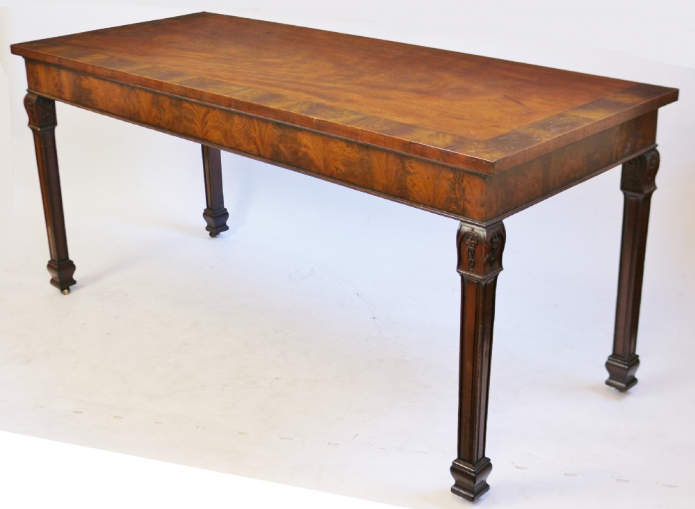 19C Mahogany Serving Table View IV