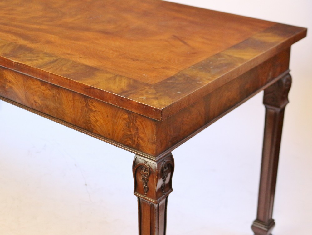 19C Mahogany Serving Table View XII