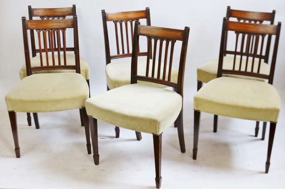 George 111 Mahogany Set of 6 Dining Chairs View II