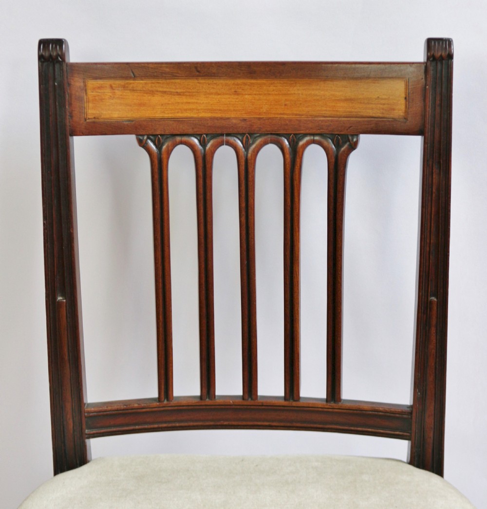 George 111 Mahogany Set of 6 Dining Chairs View VII