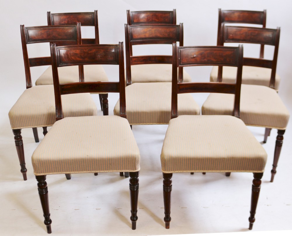 George 1V Mahogany Set of 8 Dining Chairs View III