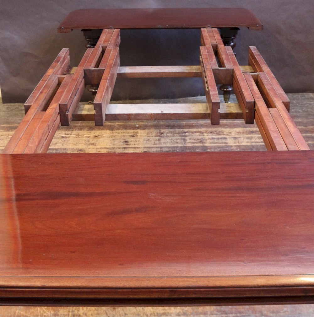 William 1V Mahogany 3 Leaf Extending Dining Table View IV