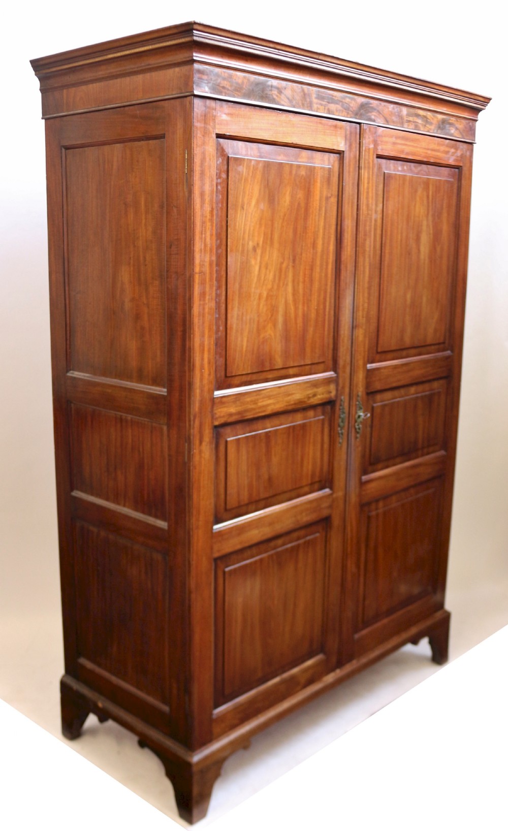 George 111 Mahogany 'Channel Is.' 2 Door Wardrobe View III