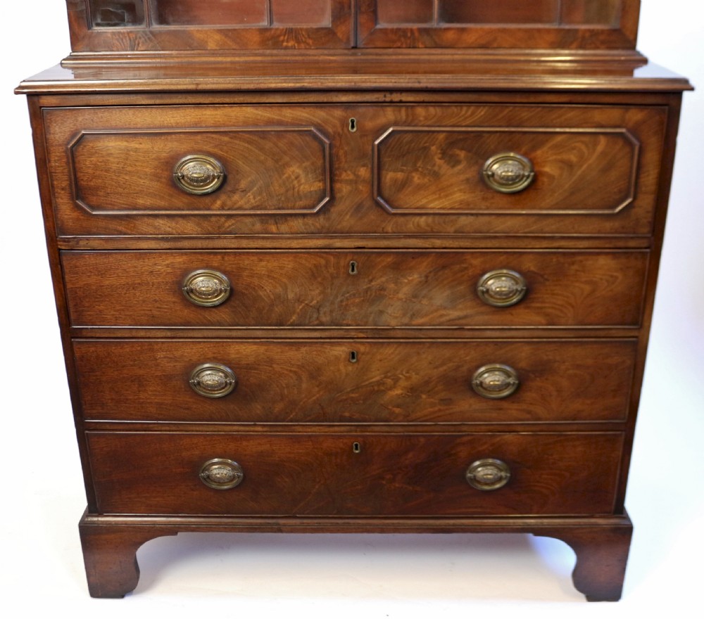 George 111 Mahogany Secretaire Bookcase View VIII