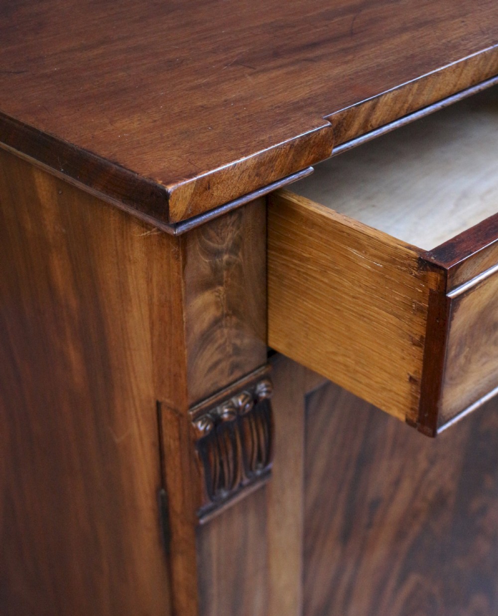 George 1V Flared Mahogany 2 Door Side Cupboard View VIII