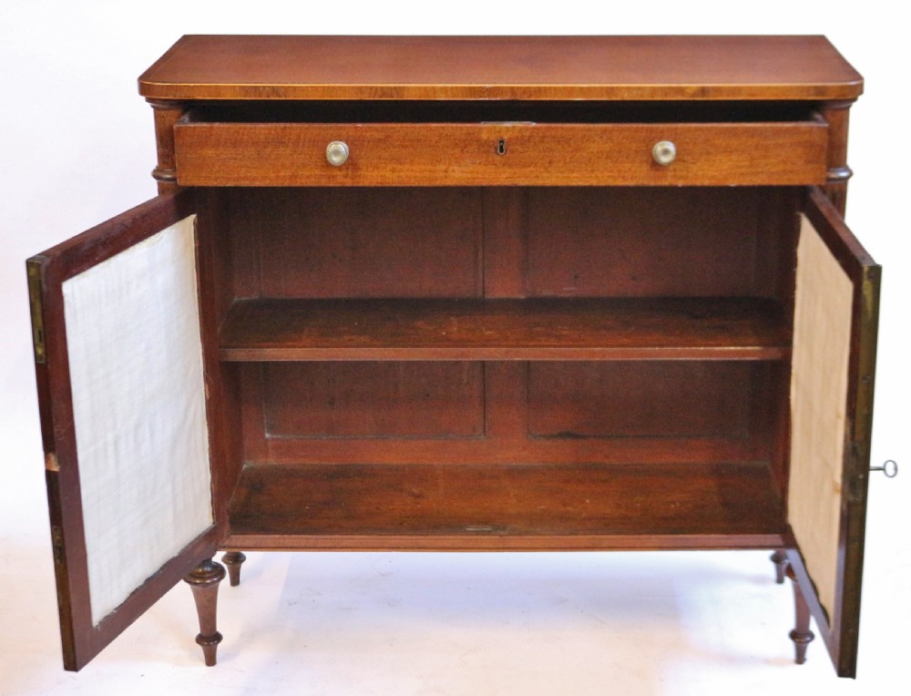 Regency Feather Mahogany 2 Door Side Cabinet View II