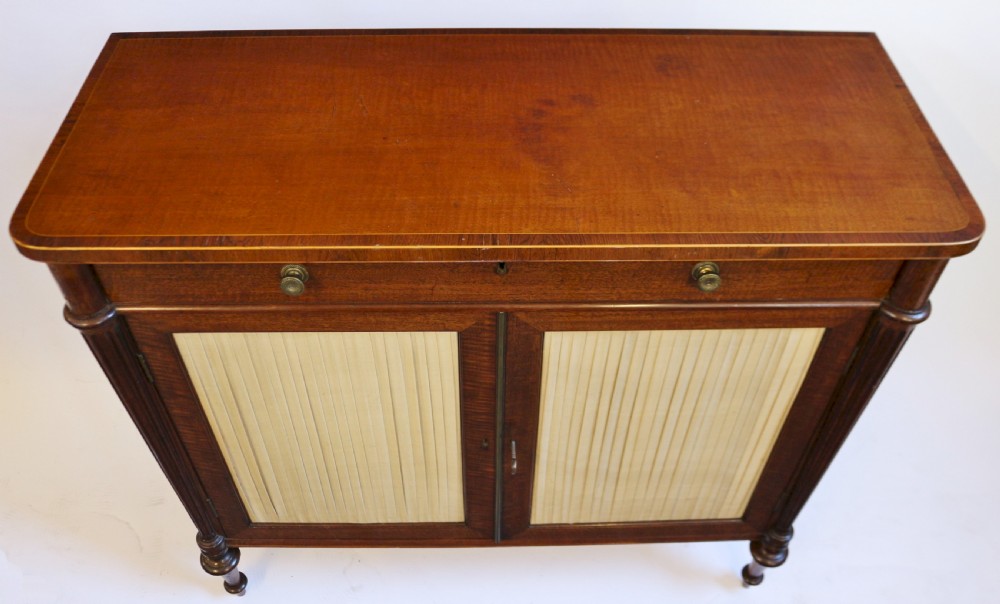 Regency Feather Mahogany 2 Door Side Cabinet View V