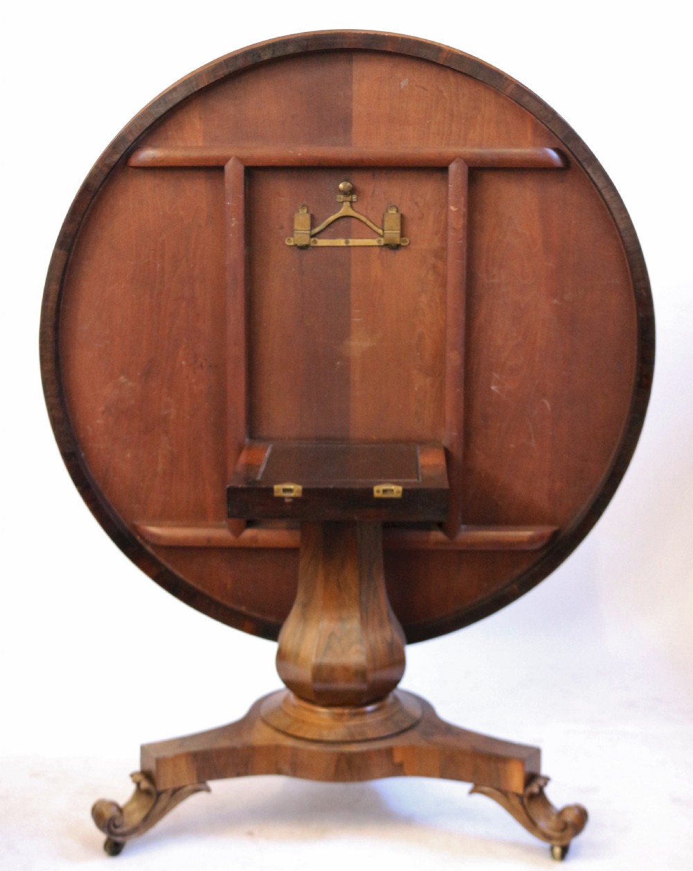 William 1V Figured Rosewood Tilt Top Circular Centre Table View IV