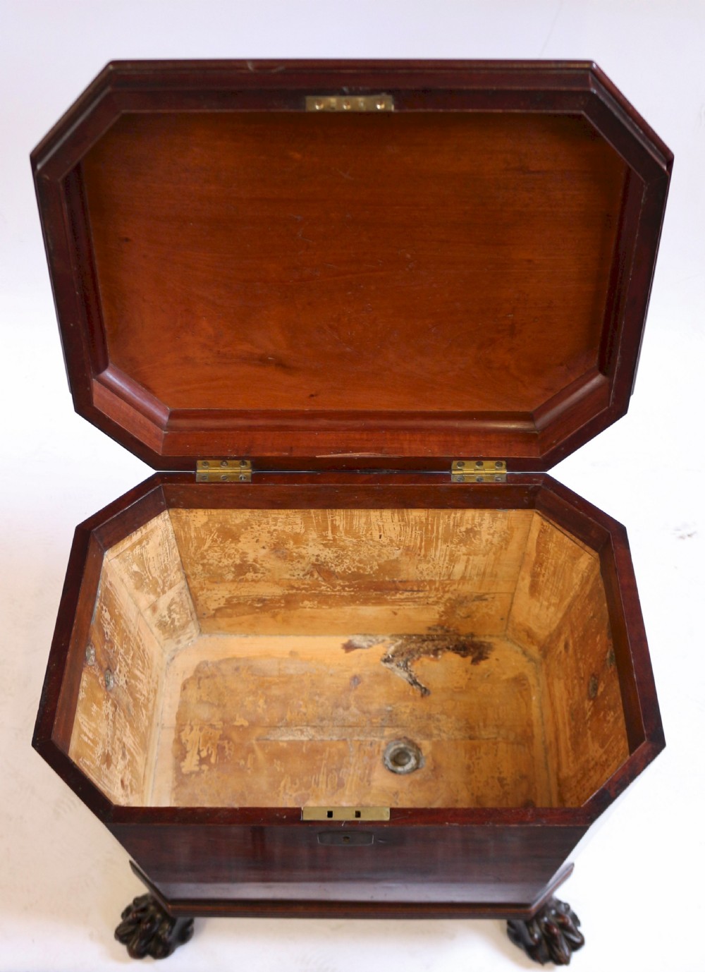 Regency Mahogany Sarcophagus Wine Cooler View III