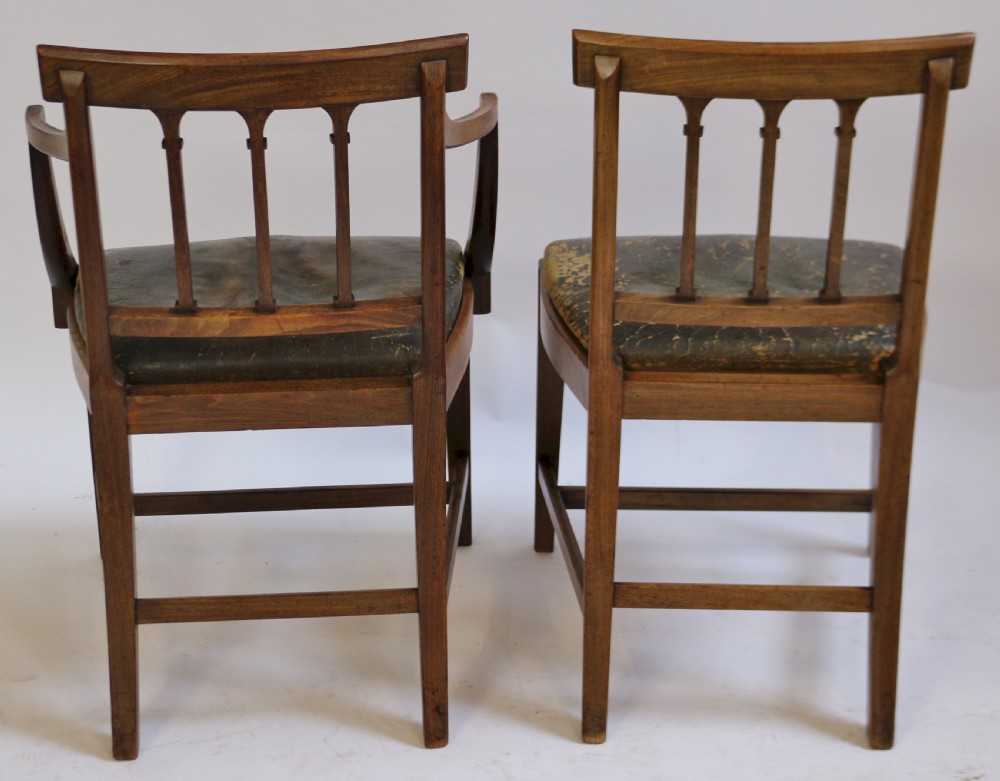 George 111 Mahogany Fine Set of 10 Dining Chairs including Pair of Armchairs View X
