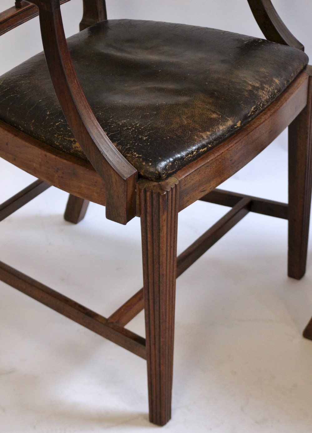 George 111 Mahogany Fine Set of 10 Dining Chairs including Pair of Armchairs View XII