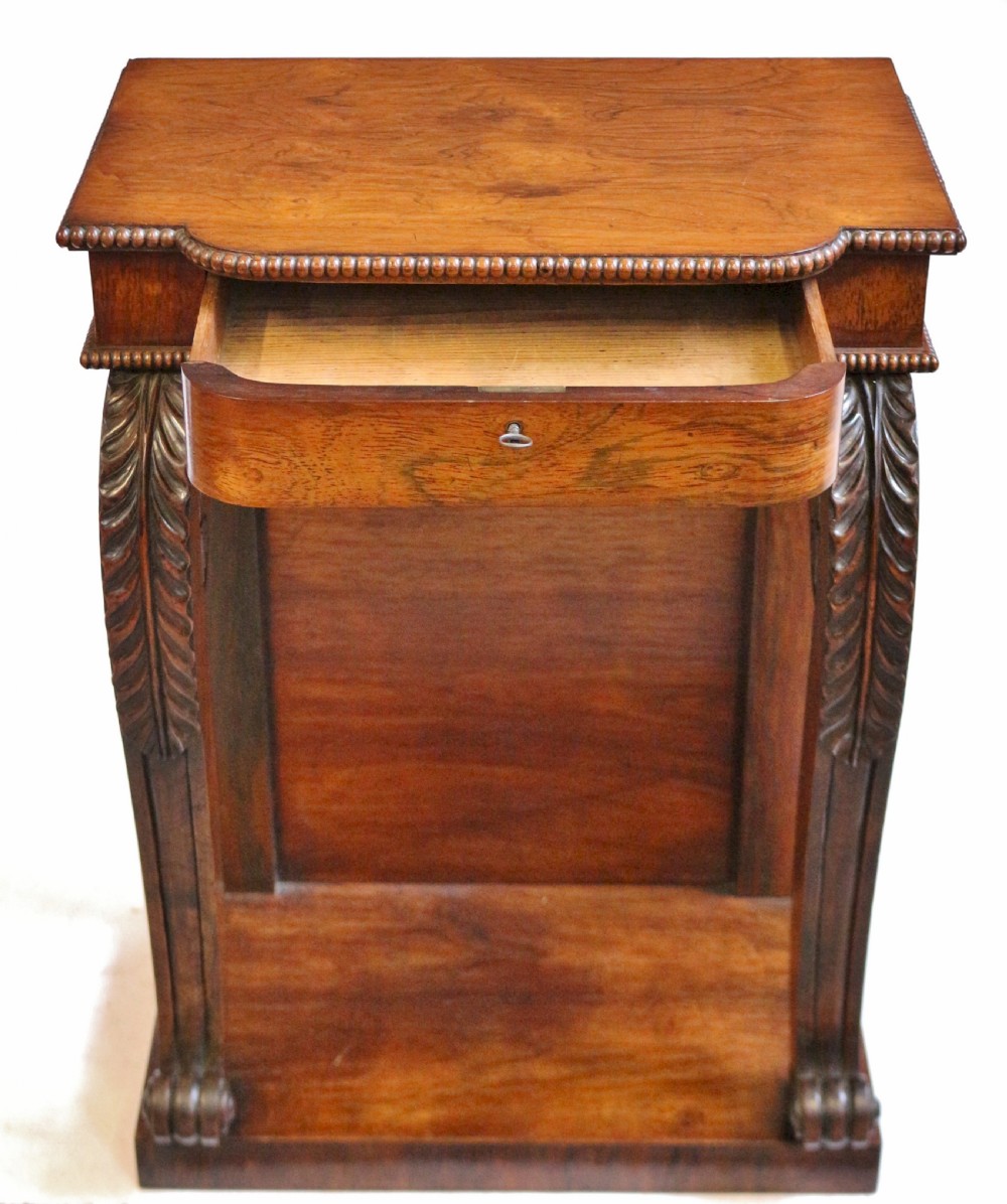 Regency Rosewood Small 1 Drawer Console Side Table View II