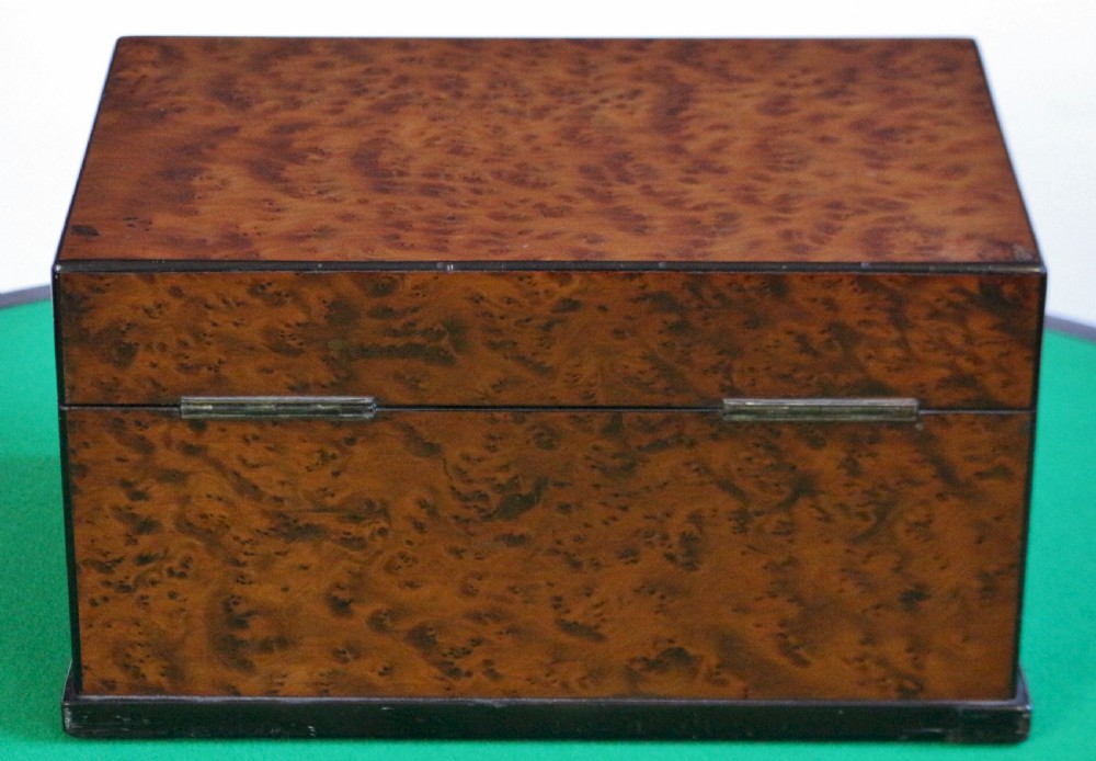 Victorian Burr Walnut Games Compendium View VIII