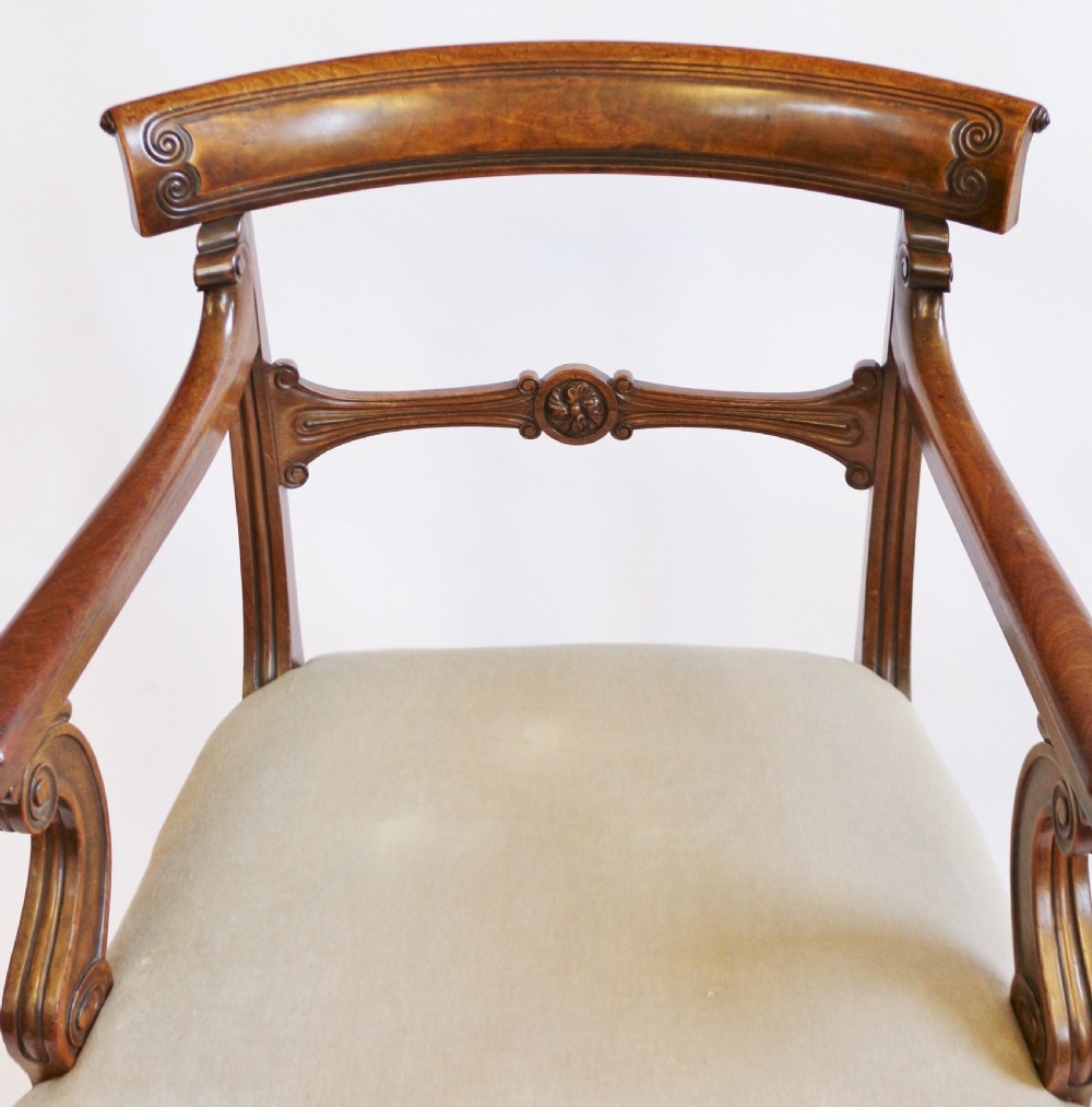George 1V Mahogany Set of 4 & 2 Dining Chairs View XI