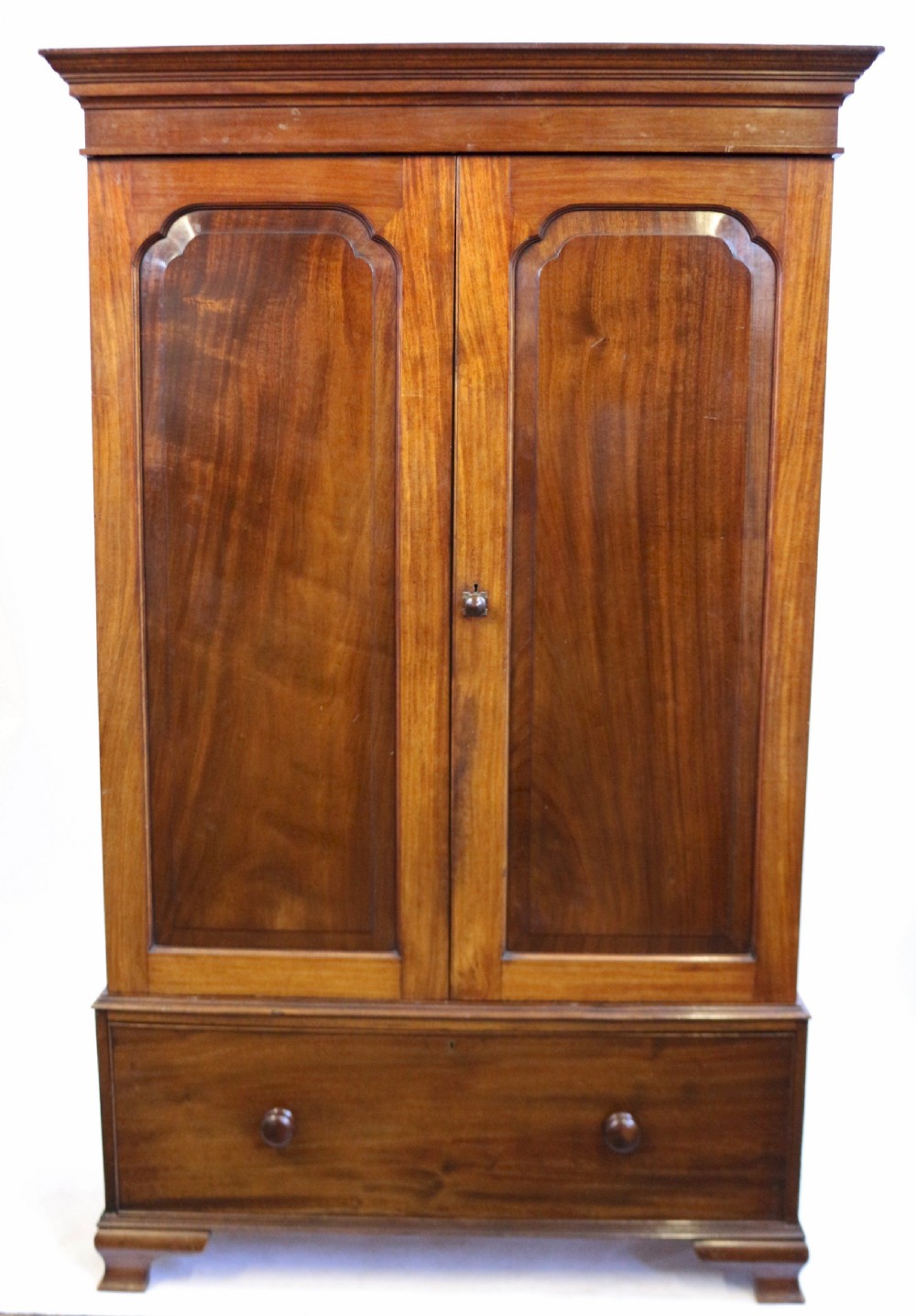 Edwardian 'Georgian Style' Mahogany 2 Door Wardrobe