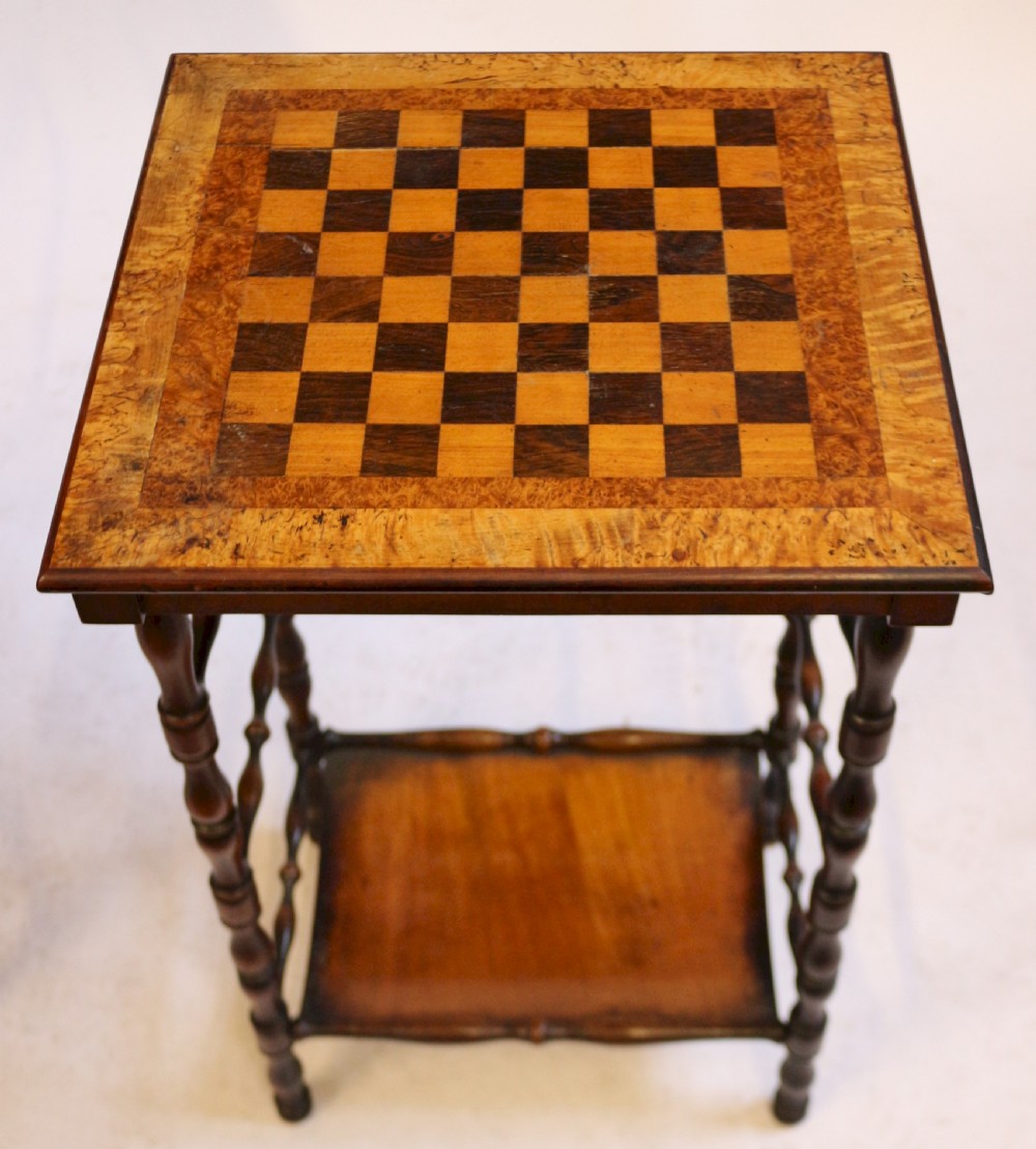 A Fine Regency Nest of Four Tables with Specimen Veneered Tops attributable to Gillows of Lancaster View XIII