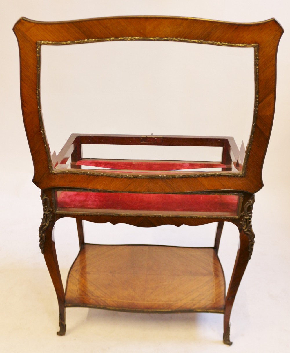 Late 19C Kingwood Ormolu Mounted Bijouterie Table View III