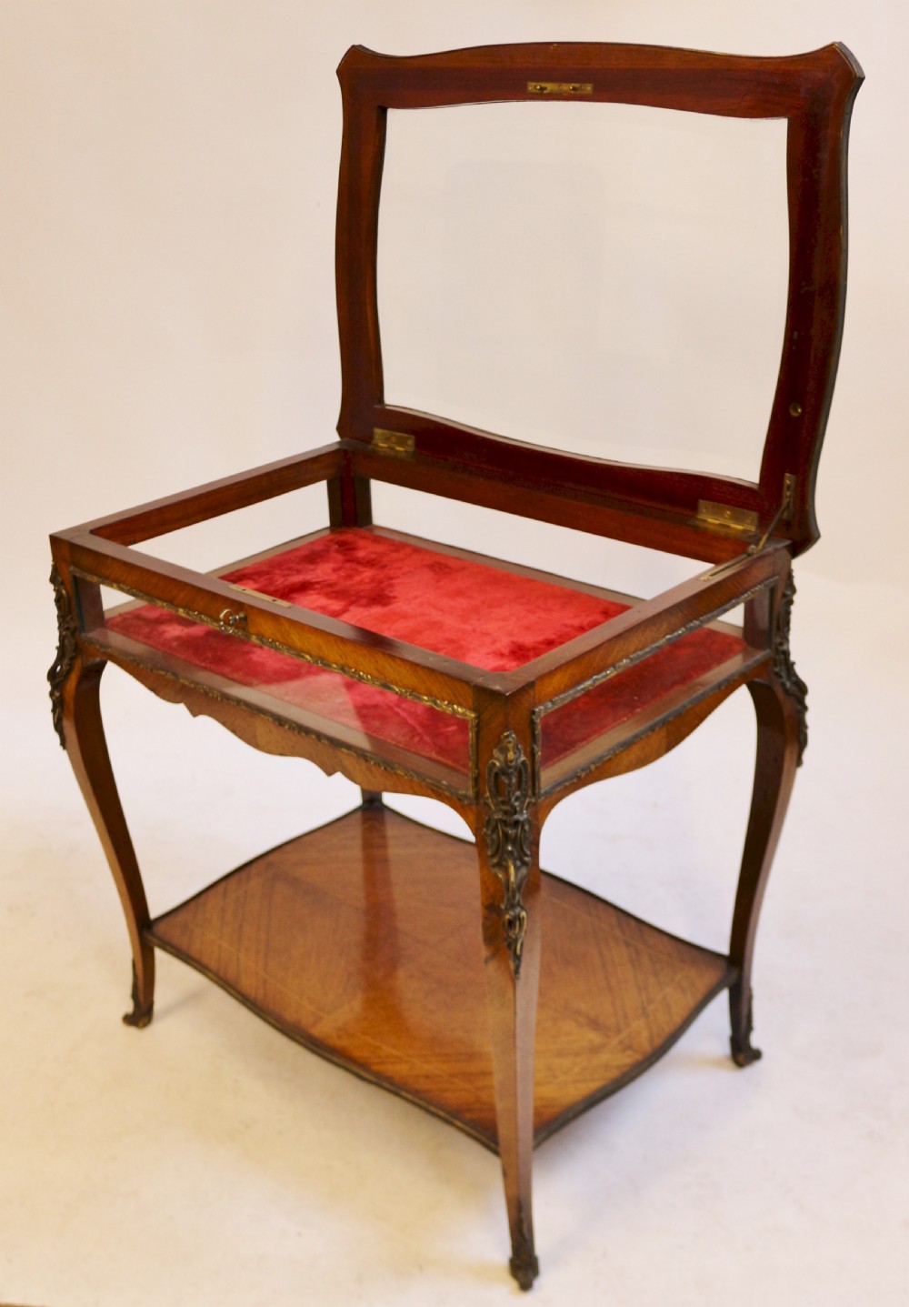 Late 19C Kingwood Ormolu Mounted Bijouterie Table View IV