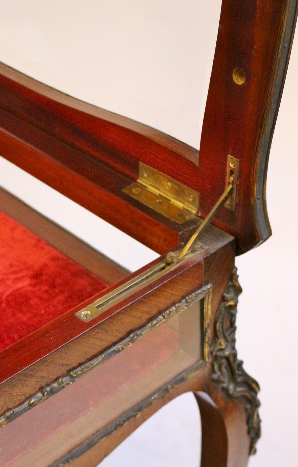Late 19C Kingwood Ormolu Mounted Bijouterie Table View VI