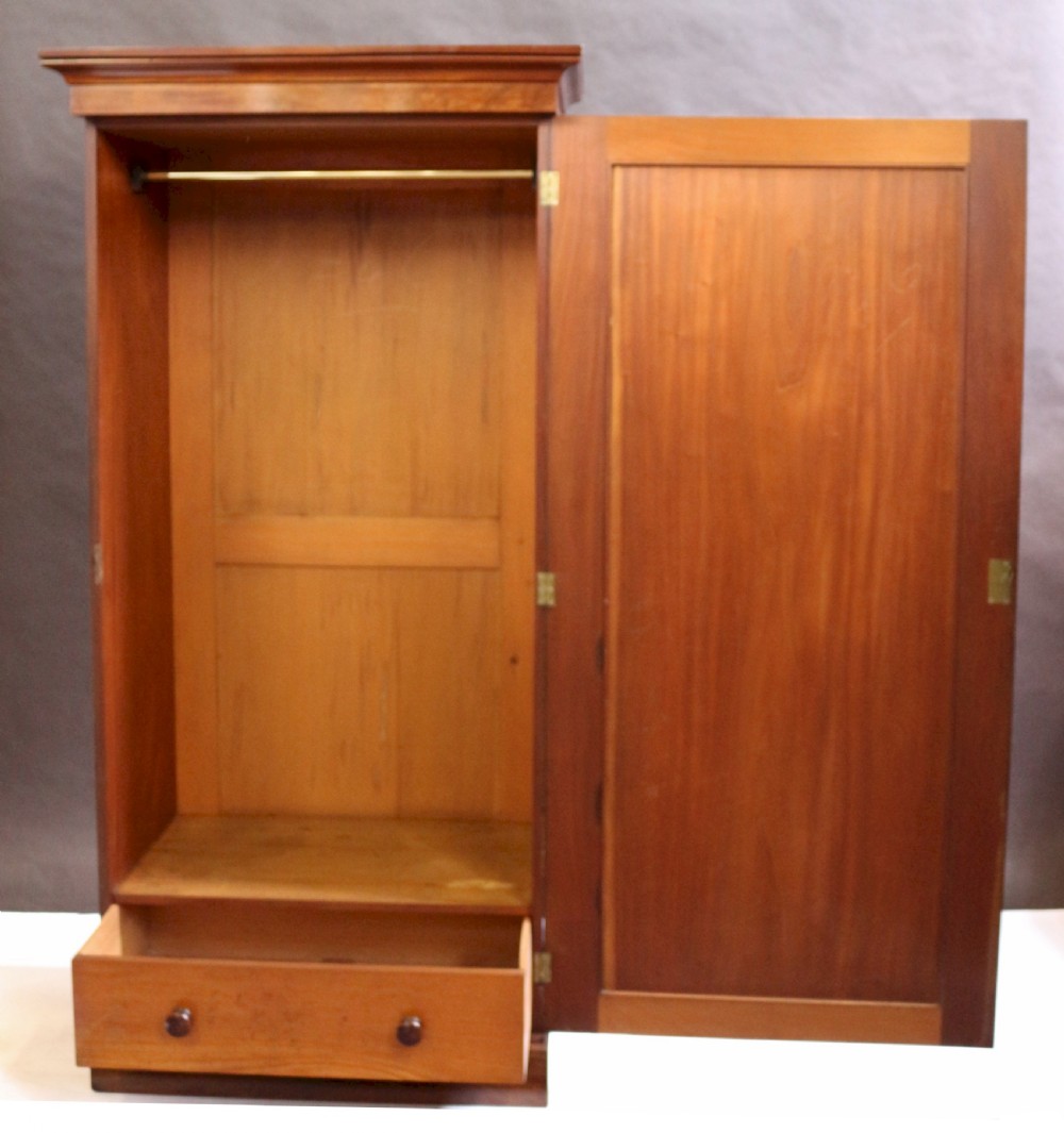 Fine Quality Victorian Mahogany 1 Door Wardrobe View II