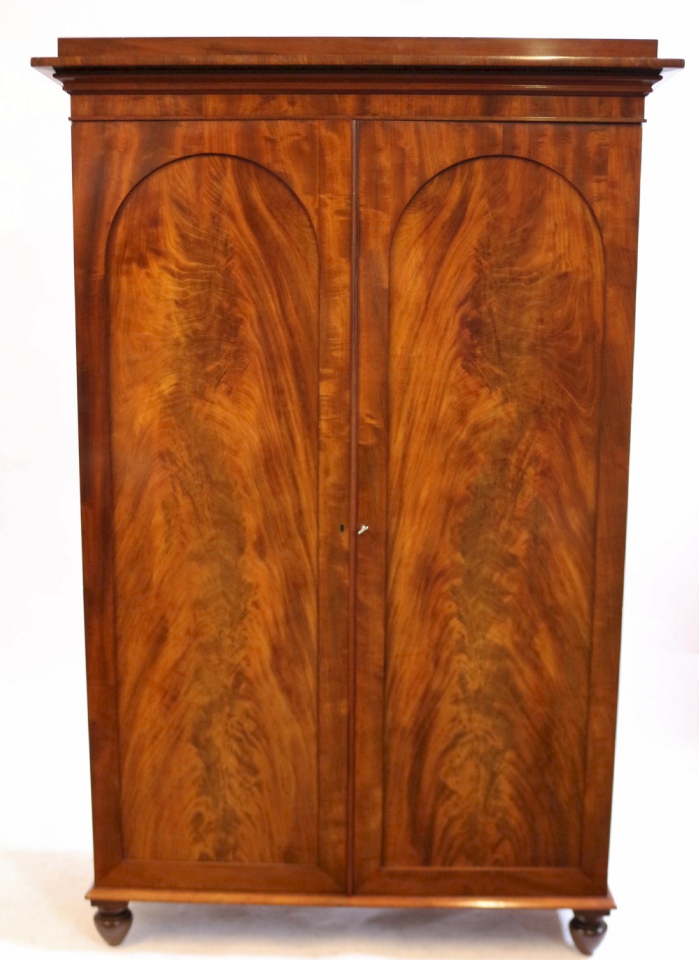 George 1V Flared Mahogany 2 Door Wardrobe