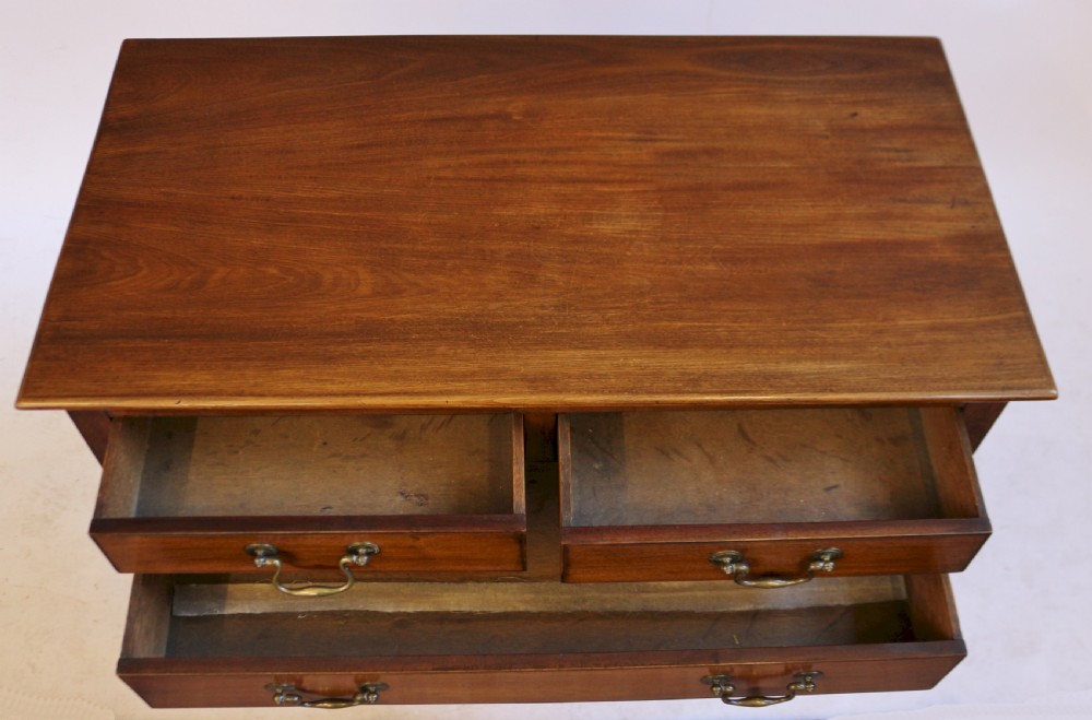 George 111 Mahogany 3 Drawer Lowboy Side Table View III