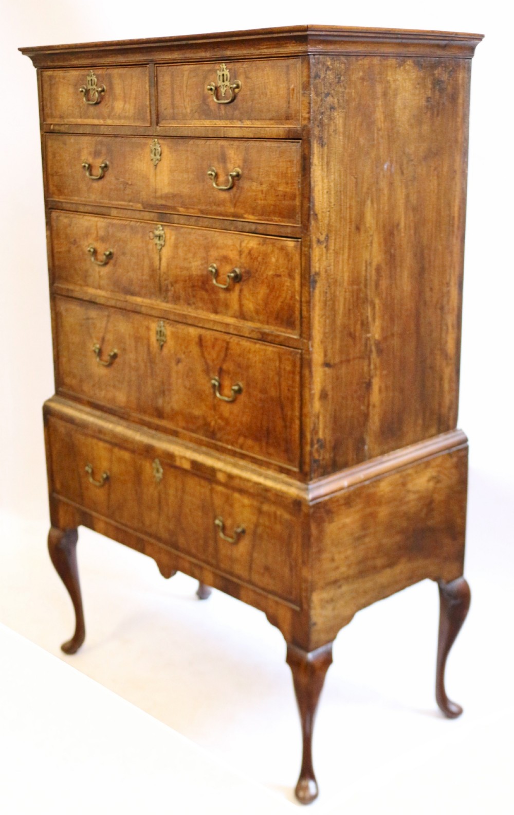 George 11 Figured Walnut Chest on Stand View IV