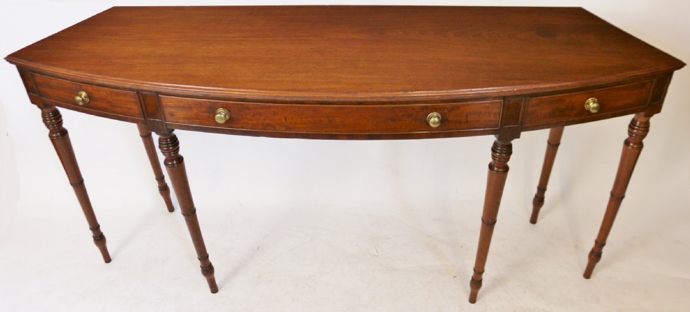Regency Mahogany 1 Drawer 6 Leg Side Serving Table View III