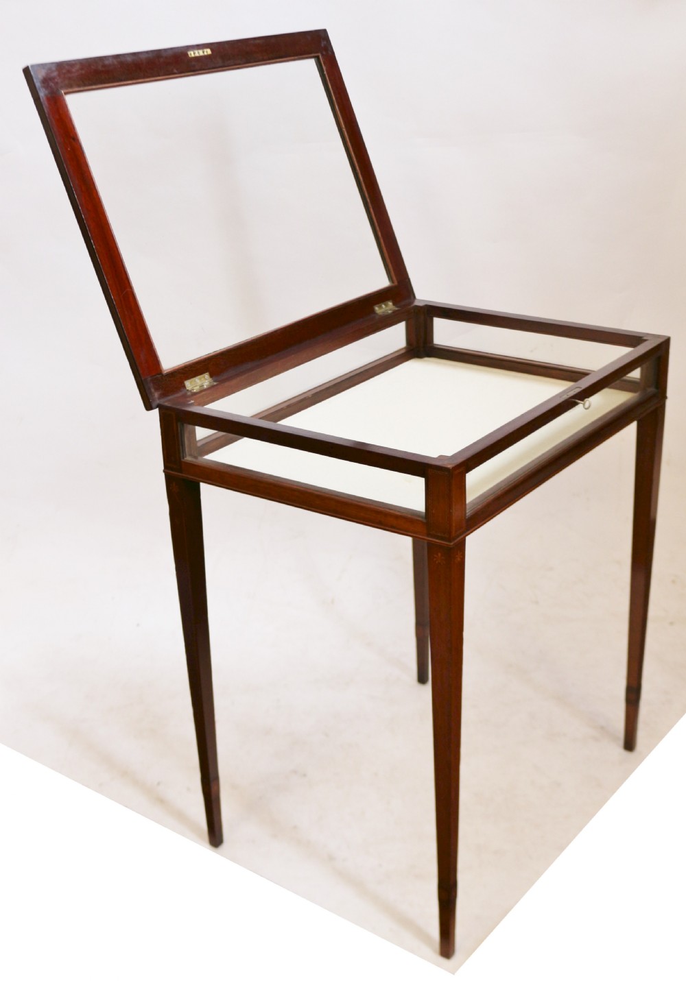 Edwardian Inlaid Mahogany Bijouterie Display Table View III