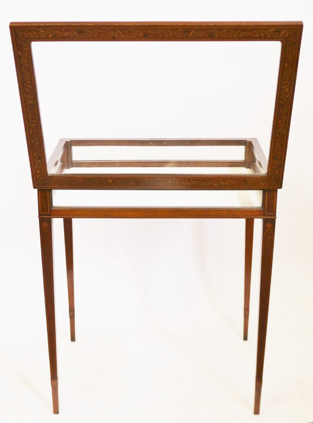 Edwardian Inlaid Mahogany Bijouterie Display Table View IV