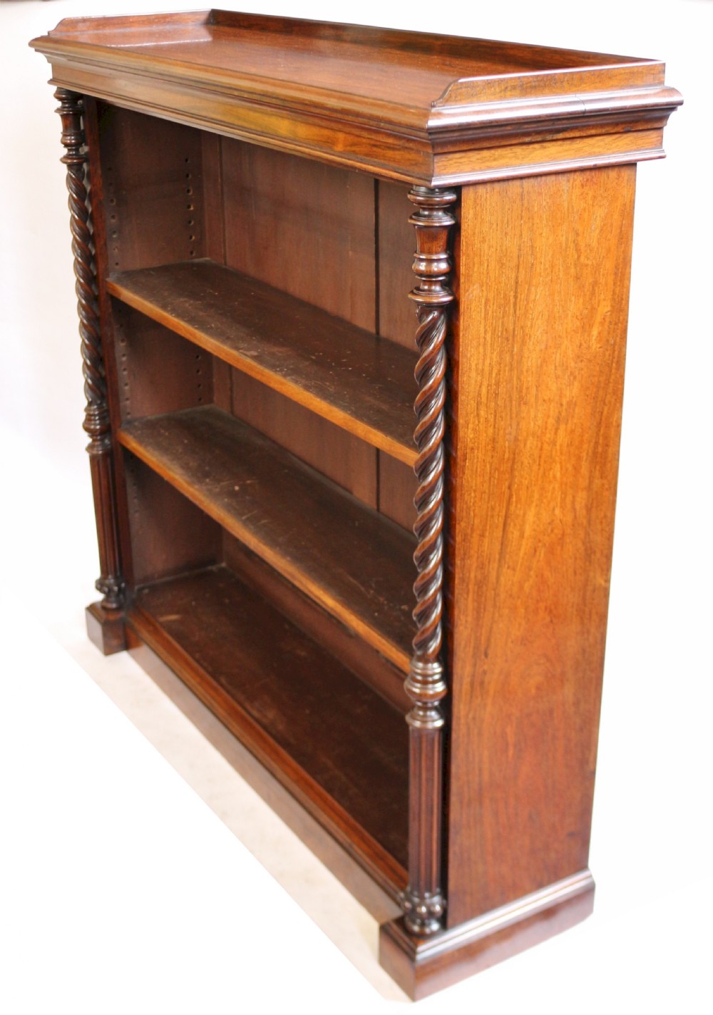 Early Victorian Rosewood Open Bookcase by Johnsone & Jeanes View V