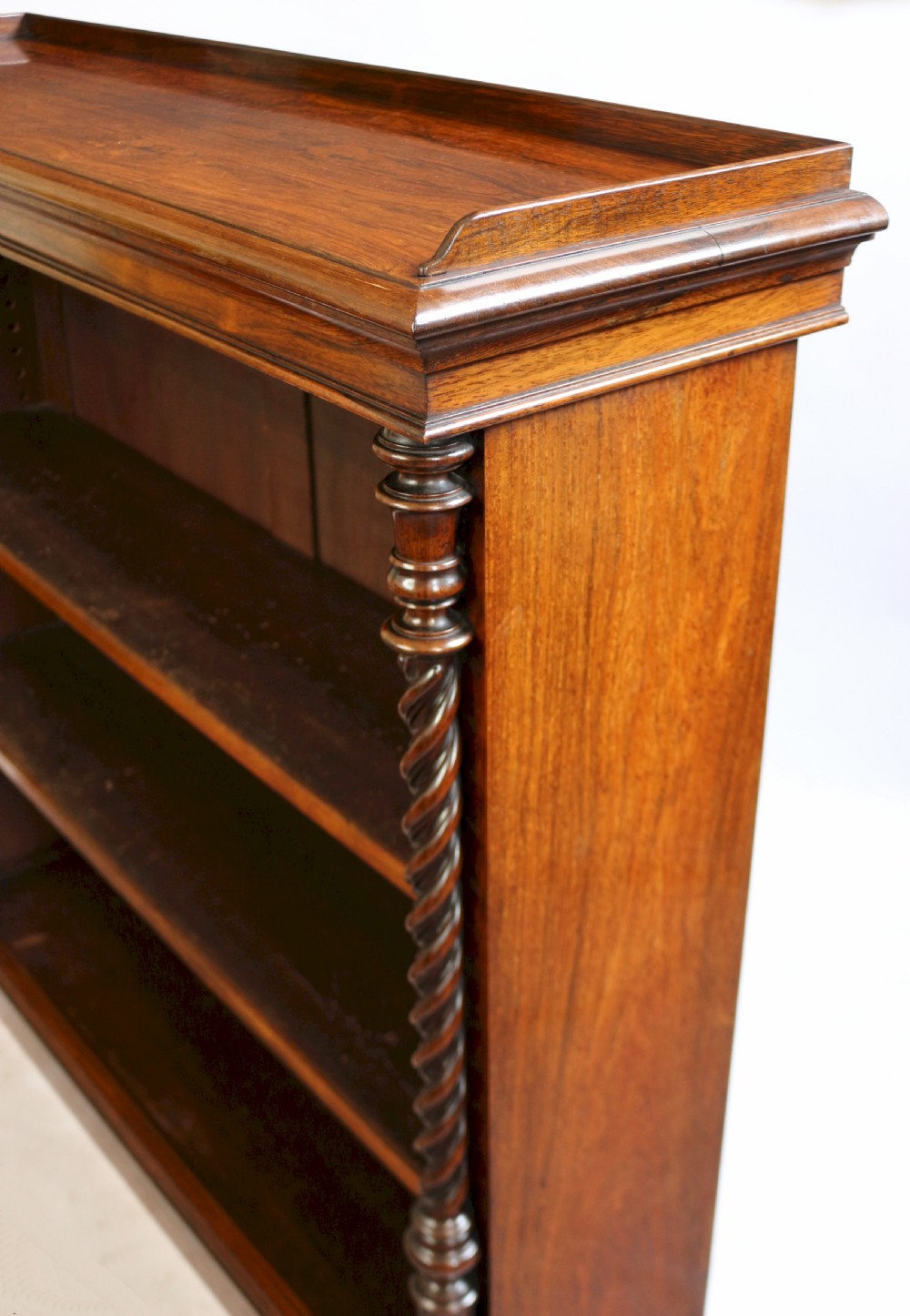 Early Victorian Rosewood Open Bookcase by Johnsone & Jeanes View XI