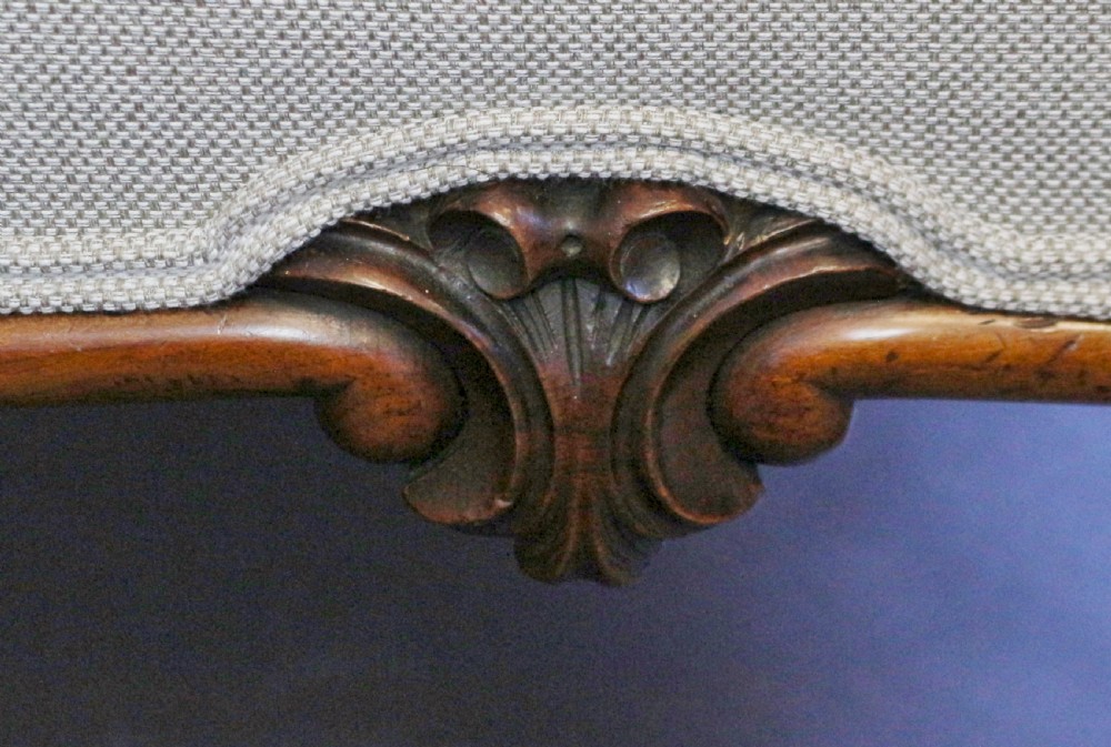 Victorian Rosewood Stool on Cabriole Legs View VI