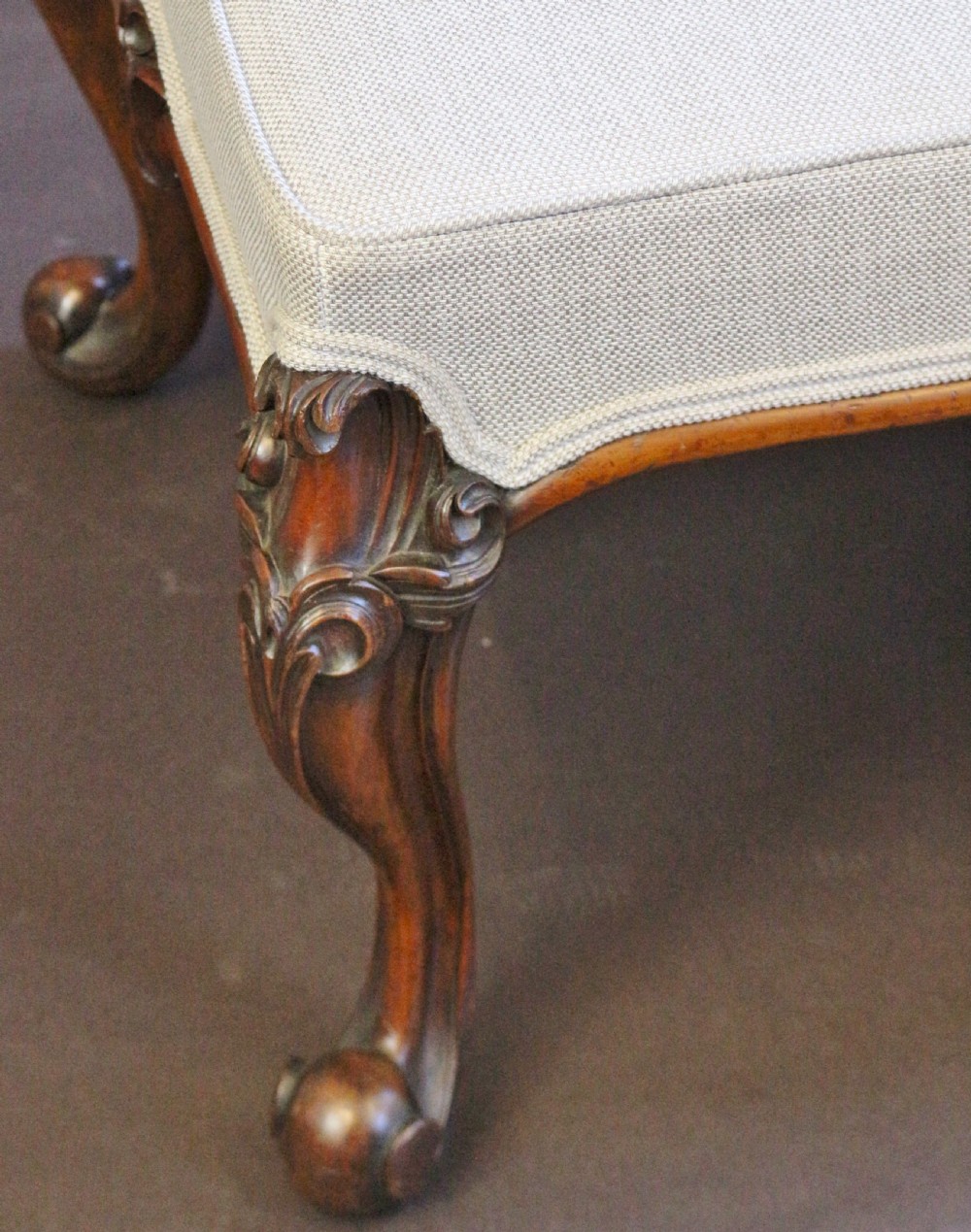 Victorian Rosewood Stool on Cabriole Legs View VIII