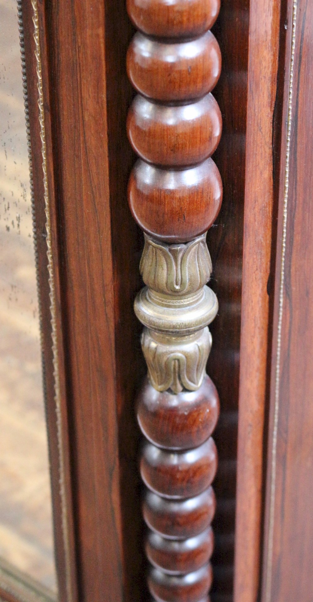 Regency Rosewood Marble Top 2 Door Side Cabinet View XI