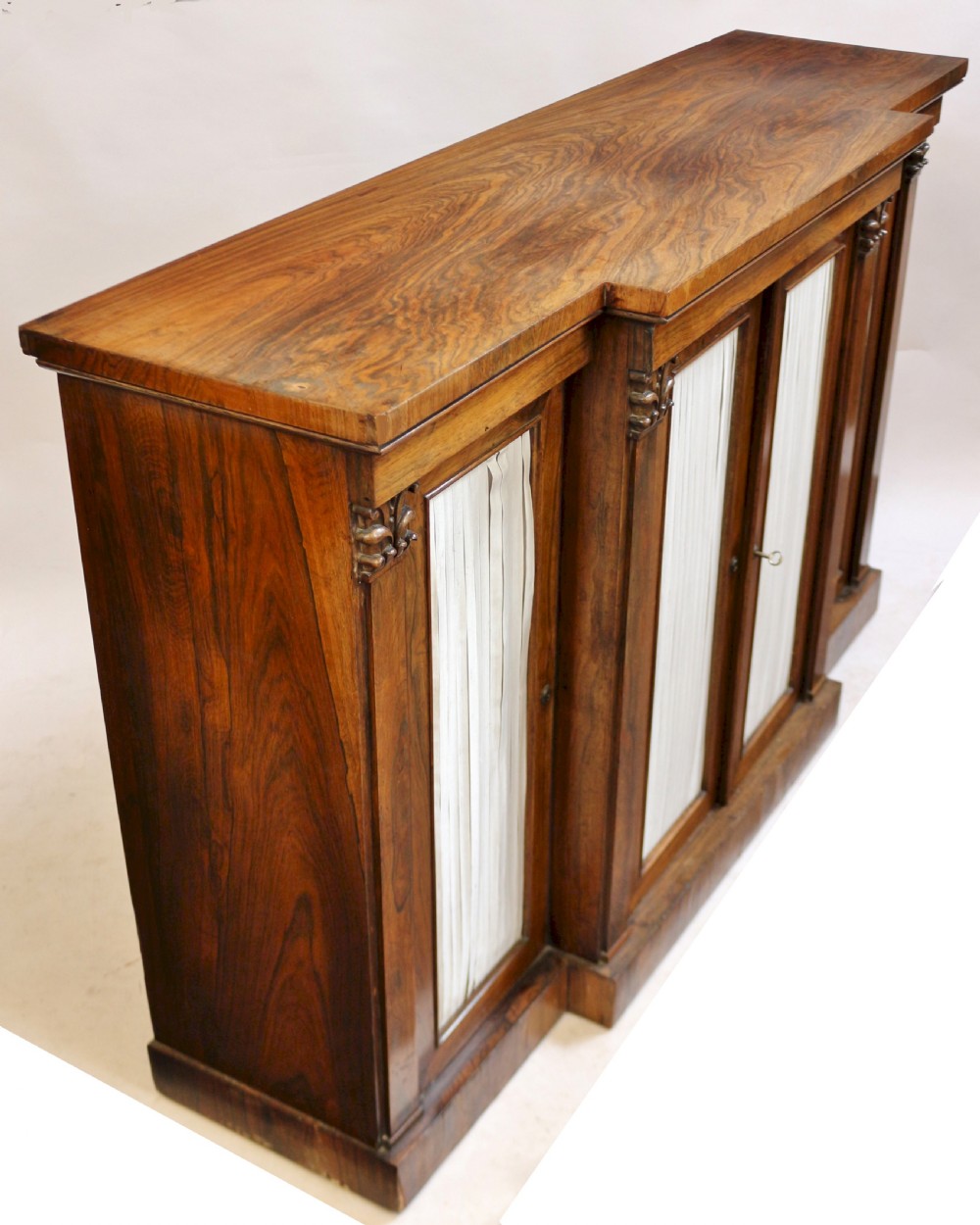 Regency Rosewood 4 Door Breakfront Side Cabinet View VI