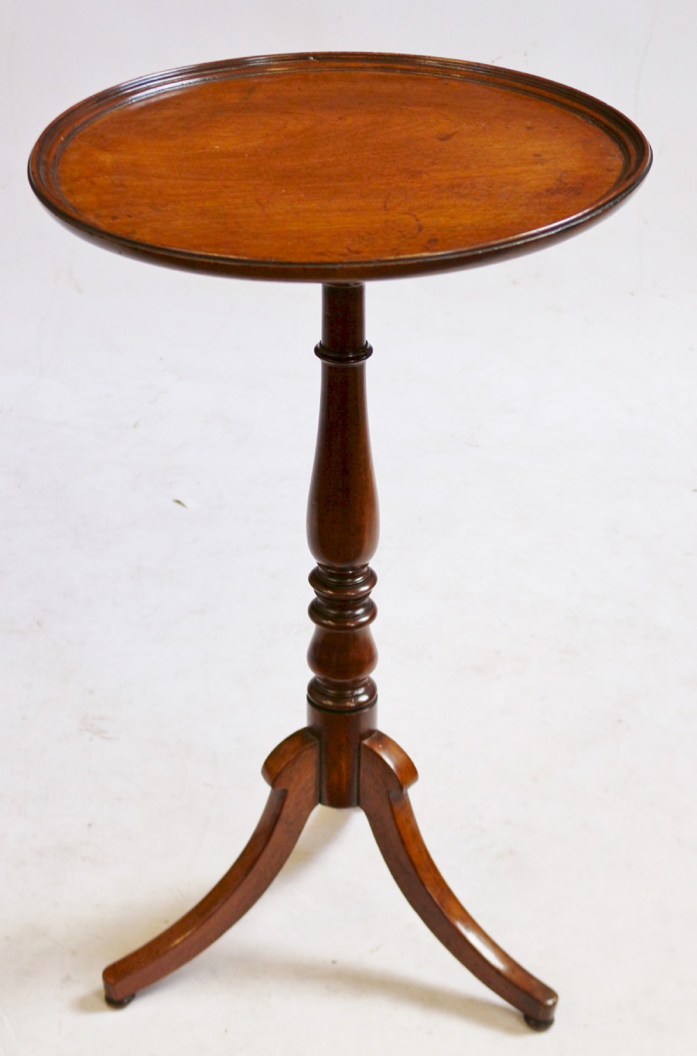 Fine Quality Mahogany George 1V Circular Tilt Top Tripod Wine Table View II