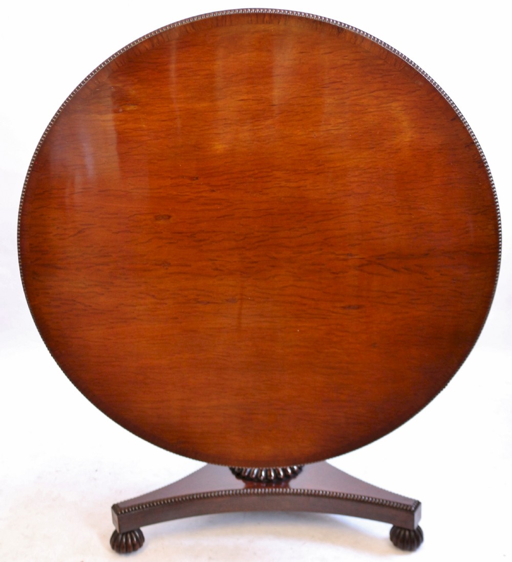 William 1V Harewood Tilt Top Circular Pedestal Centre Table View IV