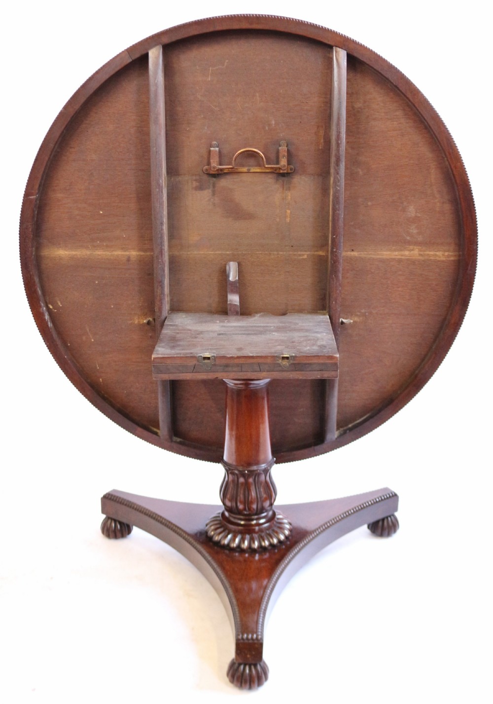 William 1V Harewood Tilt Top Circular Pedestal Centre Table View V