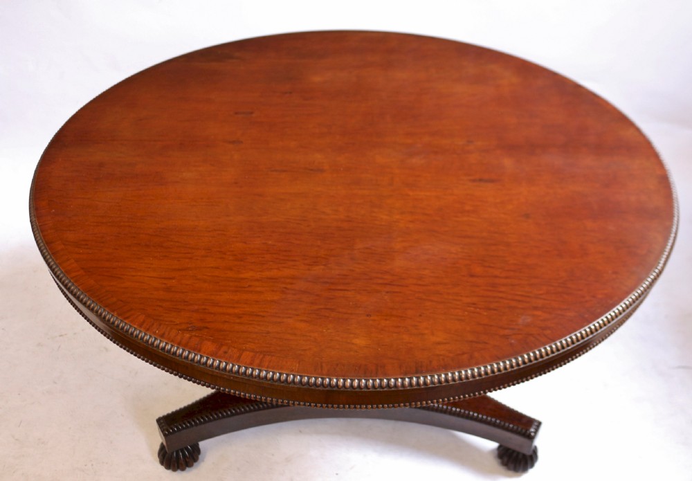 William 1V Harewood Tilt Top Circular Pedestal Centre Table View VI