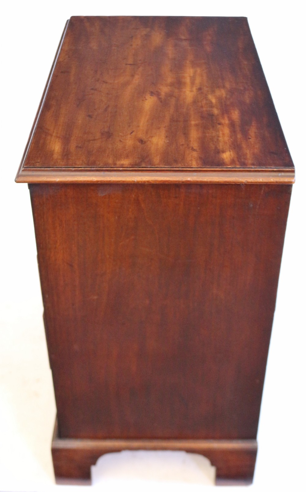 George 111 Small Mahogany Chest of 4 Long Drawers with Slide View VII