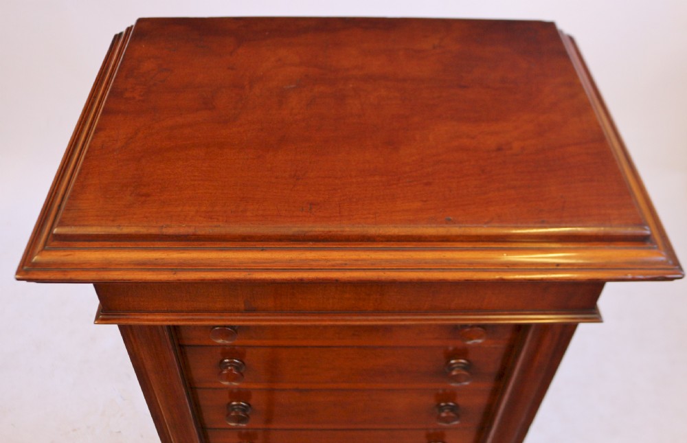 Fine Quality Victorian Mahogany 8 Drawer Wellington Chest View III