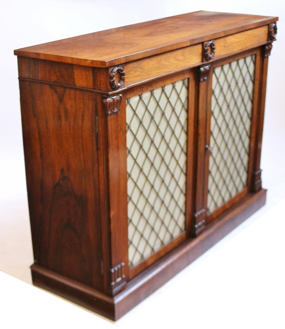 Regency Rosewood 2 Door Side Cabinet View III