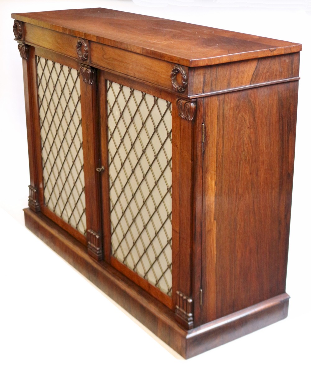 Regency Rosewood 2 Door Side Cabinet View IV