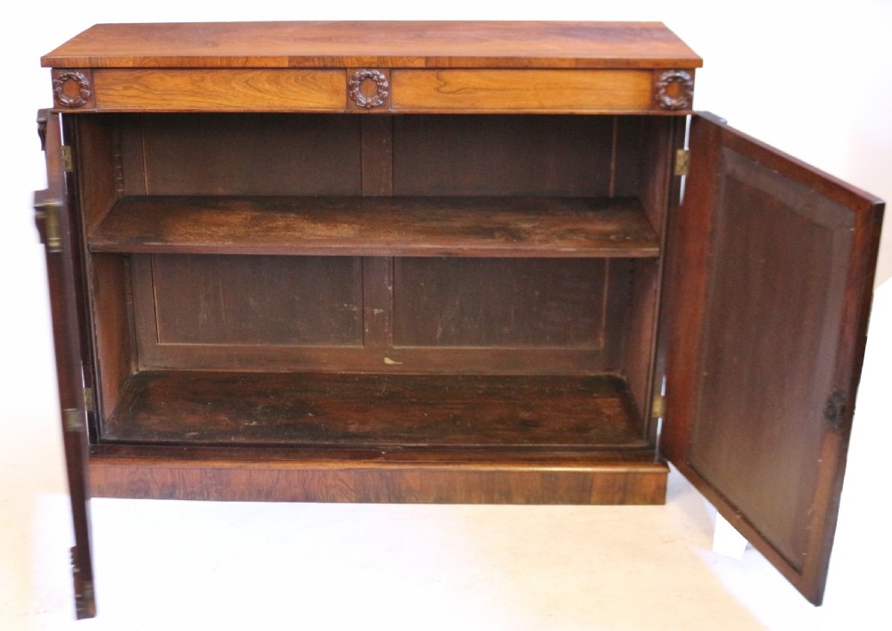 Regency Rosewood 2 Door Side Cabinet View V