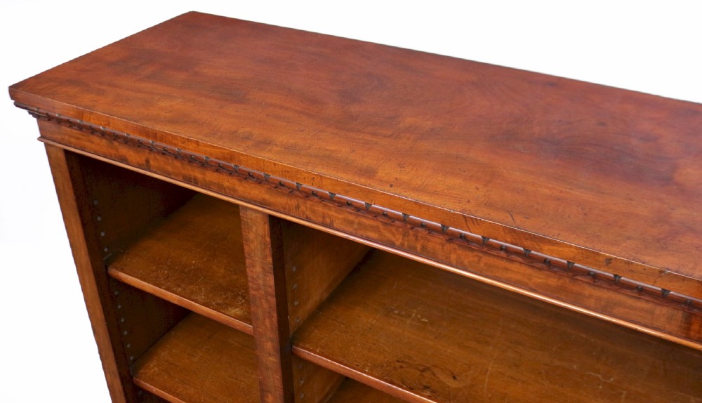 William 1V Mahogany 3 Section Dwarf Open Bookcase View VI